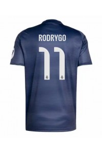 Real Madrid Rodrygo Goes #11 Jalkapallovaatteet Vieraspaita 2025-26 Lyhythihainen